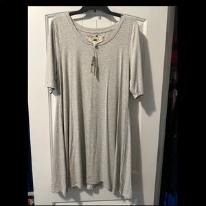 Gray Shift Dress